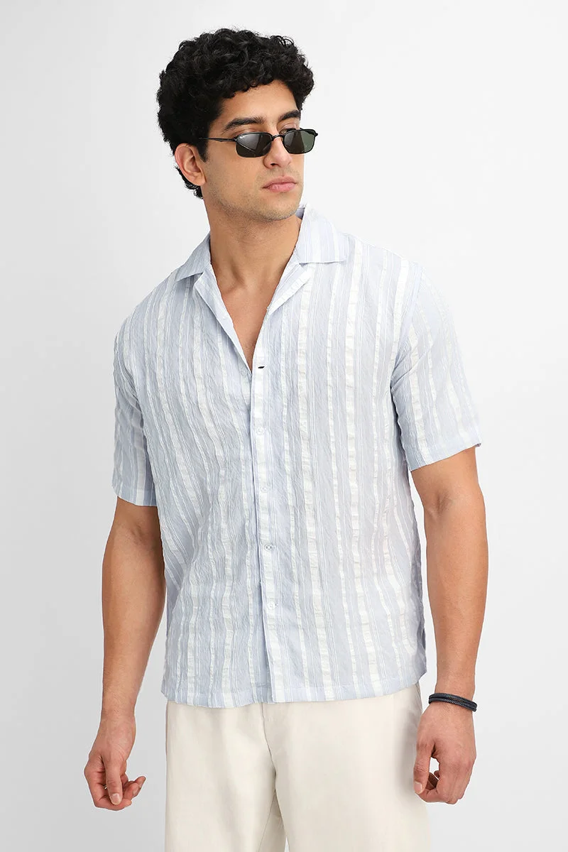 SNITCH Box Fit Stripes Shirt